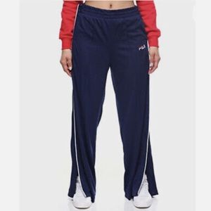 FILA- track pants w/ tear away